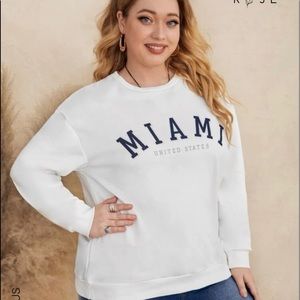 NWOT Emery Rose Miami Sweatshirt!
